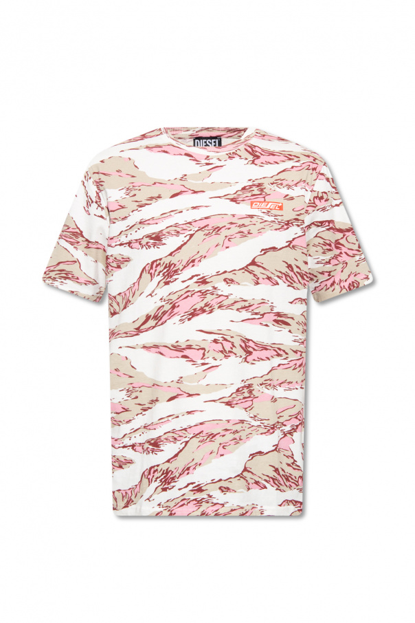 Diesel 'T-JUST-HS2'  patterned T-shirt