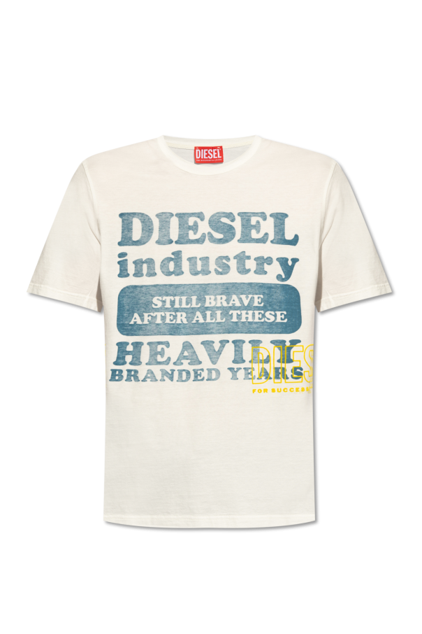 Diesel T-shirt z nadrukiem ‘T-JUST-N9’