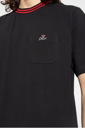 Diesel ‘T-JUST-POCKET’ T-shirt with logo