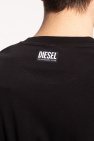 Diesel V Neck Homme Football Patterned T-shirt