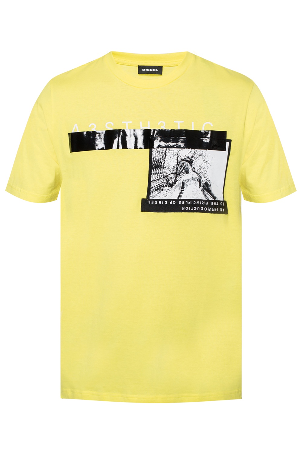 diesel yellow t shirt