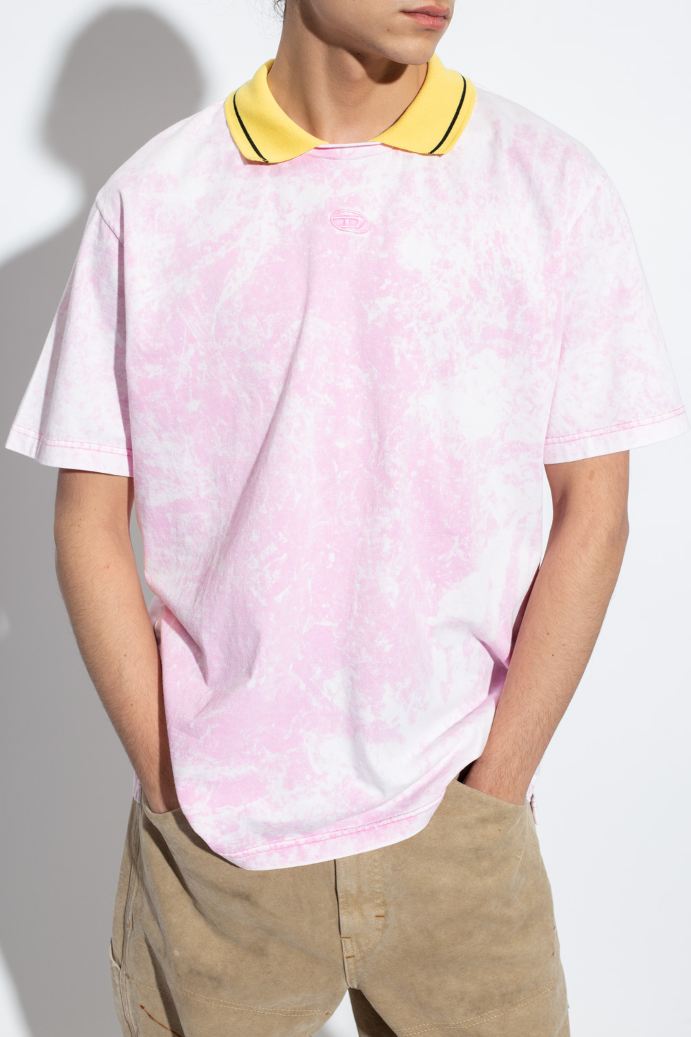 Pink 'T - IetpShops - shirt Diesel - T - ACG Sleeve Big T