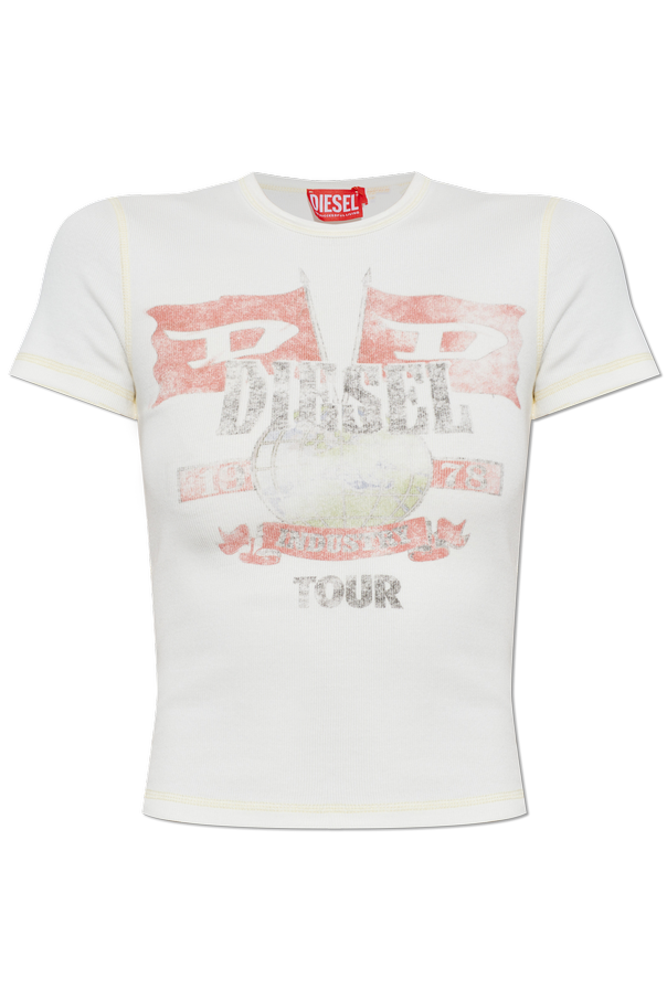 T-shirt ‘T-MARSY-RIB’ od Diesel