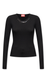 Diesel BLACK ‘T-MATIC-LS‘ ribbed top