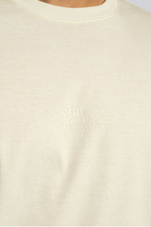 Diesel ‘T-MUST-SLITS-N2’ T-shirt with logo