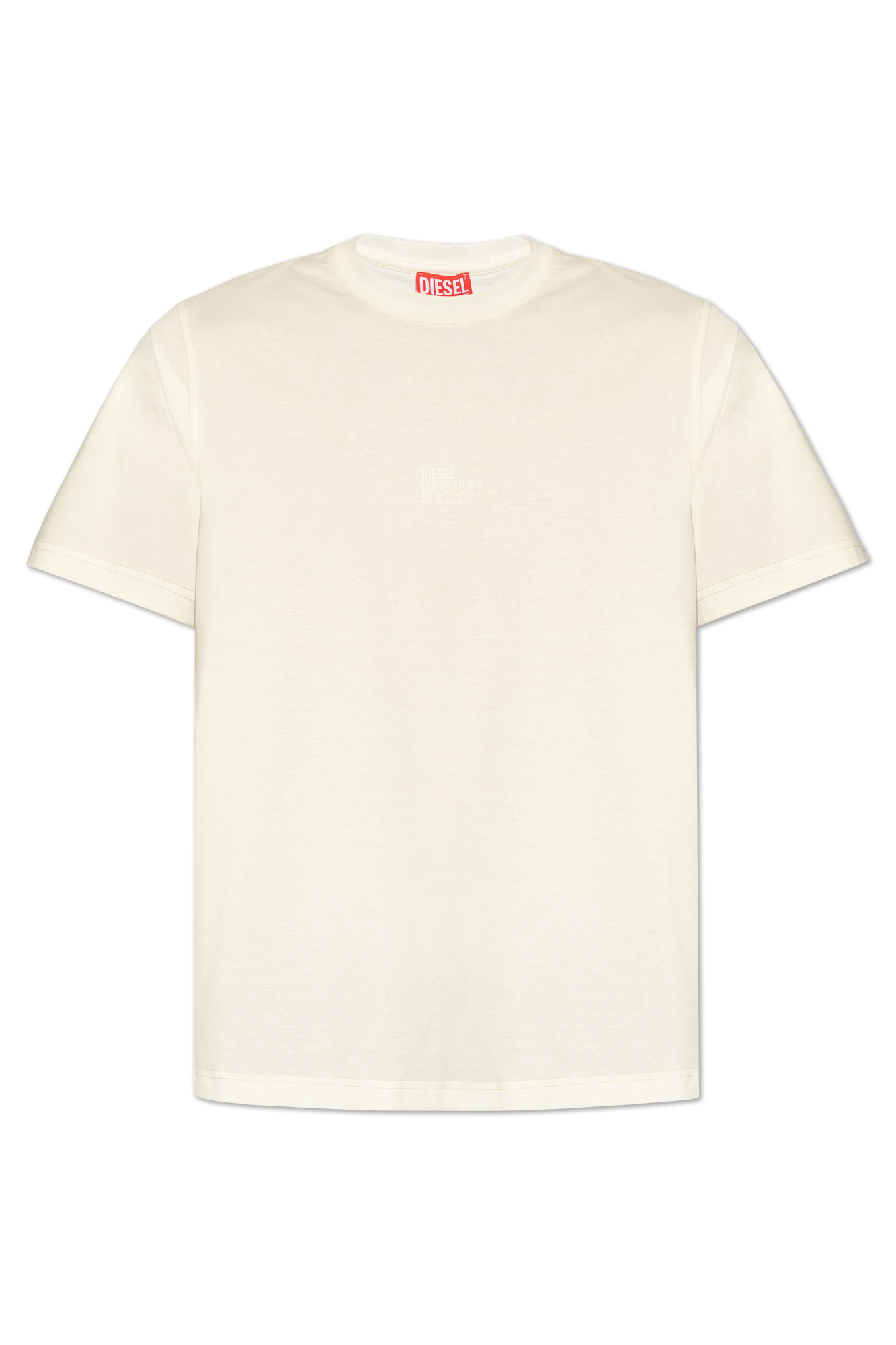 White 'T-MUST-SLITS-N2' T-shirt with logo Diesel - Vitkac Germany