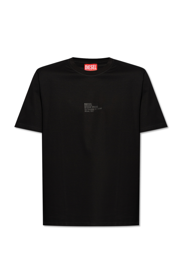 Diesel T-shirt z logo ‘T-MUST-SLITS-N2’