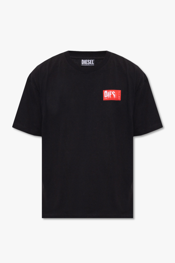Diesel T-shirt z logo ‘T-NLABEL’