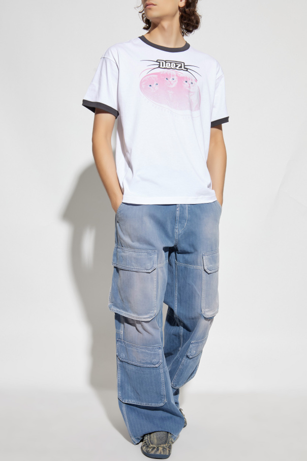 Diesel T-Shirt „T-NORM-CUFF“