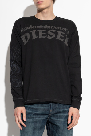 Diesel T-shirt `T-NORM-LS-AA3`