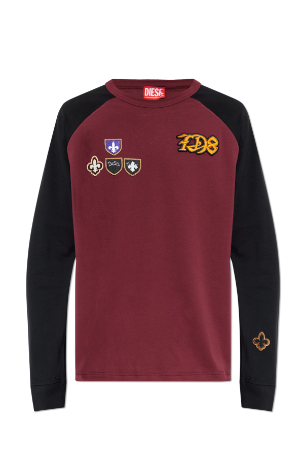 Long sleeve T-shirt ‘T-NORM-LS-RAG-CP’ od Diesel