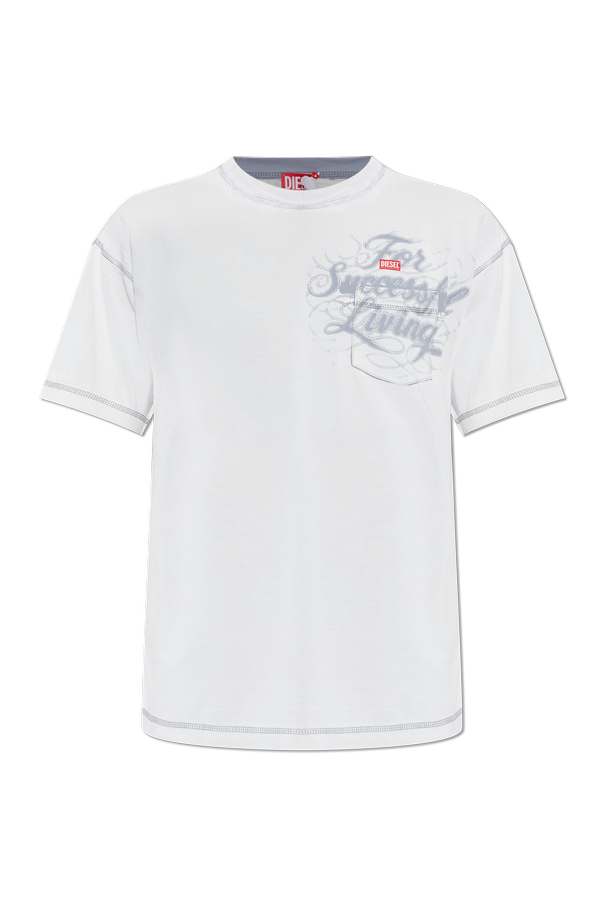 T-shirt ‘T-NORM-POCKET-AA1’ od Diesel