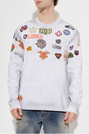 Diesel Camiseta ‘T-NORME-LS-PATCHES’