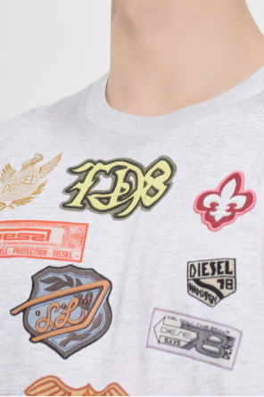 Diesel Camiseta ‘T-NORME-LS-PATCHES’