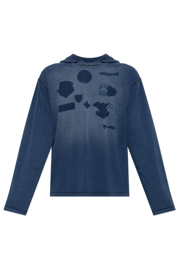 T-shirt ‘T-NOX-LS-HOOD’ od Diesel