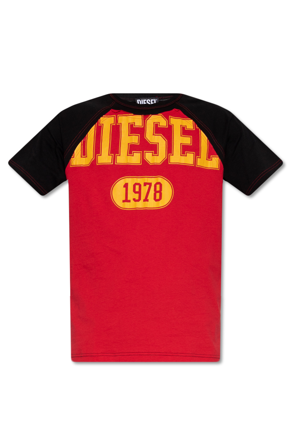 Diesel 'T-RAGLEN' patched T-shirt