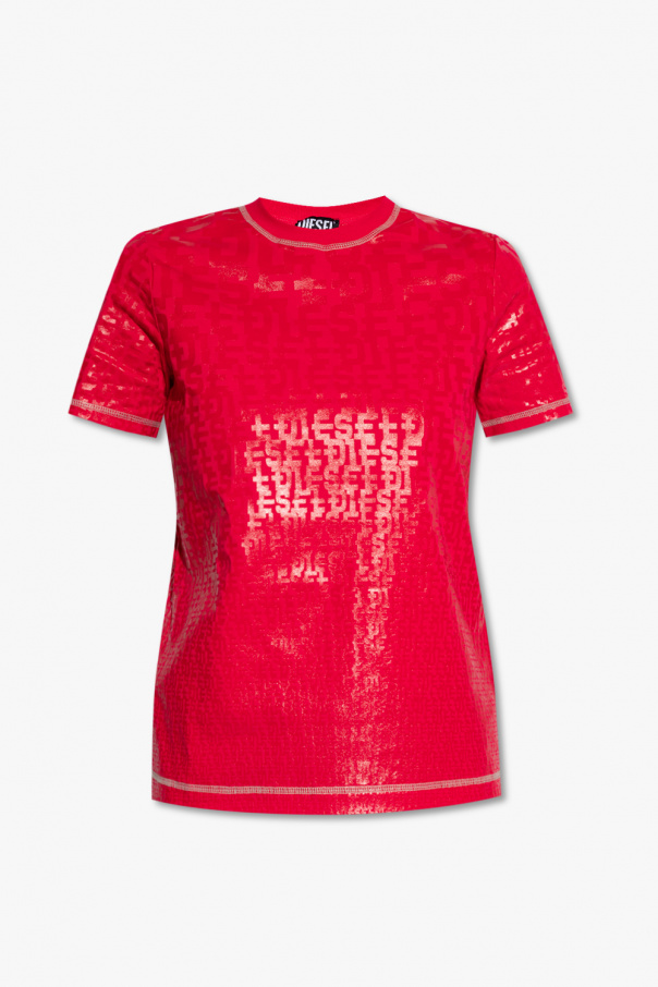 Diesel ‘T-REG-MON’ T-shirt with logo