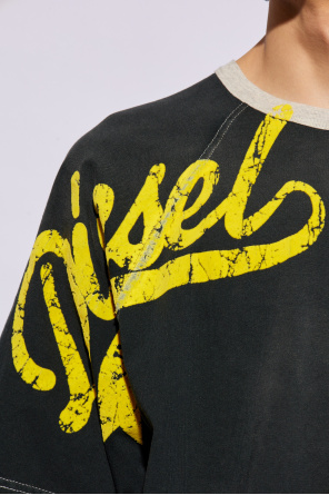 Diesel ‘T-ROXT-SLITS’ T-shirt with logo