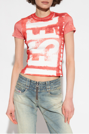 Diesel ‘T-SKINZY-DSL’ T-shirt with logo