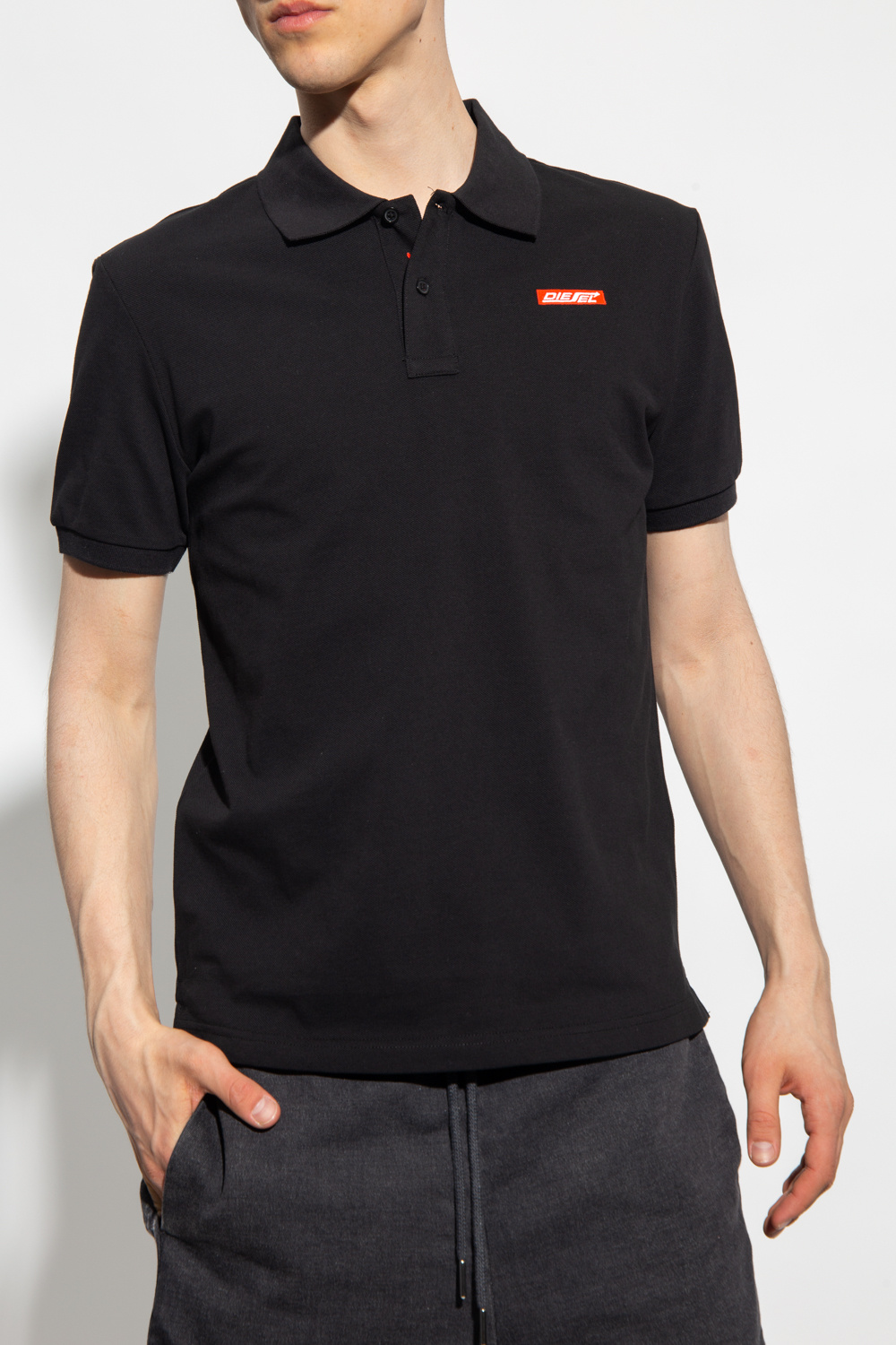 Diesel ‘T-Smith’ polo Lona shirt with logo