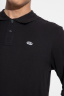 Diesel BLACK ‘T-SMITH-LS-DOVAL-PJ’ polo shirt
