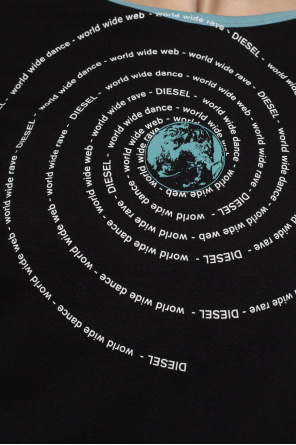 Diesel ‘T-UNCUTIE-LONG-L3’ T-shirt