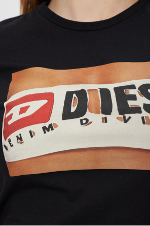 Diesel ‘T-UNCUTIE-LONG’ T-shirt with print