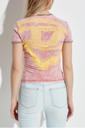 Diesel T-shirt T-UNCUTIE-LONG-Q3
