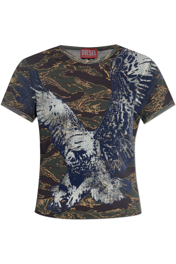 T-shirt `T-UNCUTIE-LONG-R1` od Diesel