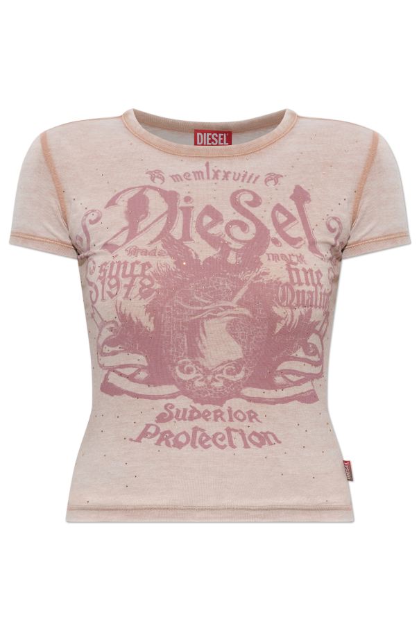 T-shirt ‘T-UNCUTIES-LONG-AA3’ od Diesel