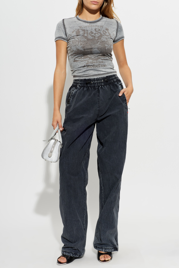 Diesel T-shirt ‘T-UNCUTIES-LONG-AA3’