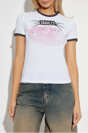 Diesel T-Shirt `T-UNCUTIES-LONG-R13`