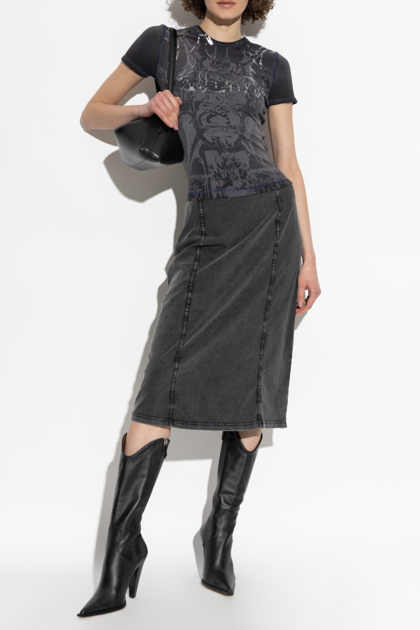 Diesel Top T-UNCUTIES-LONG-R6