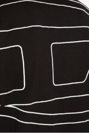 Diesel ‘T-VORT-MEGOVAL-D’ sweatshirt polo shirt with logo