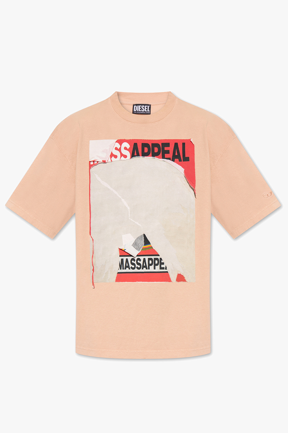 Diesel ‘T-WASH-F1’ patched T-shirt