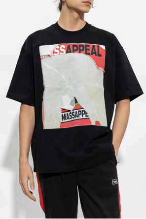 Diesel ‘T-WASH-F1’ patched T-shirt