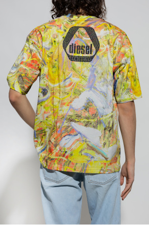 Diesel 'T-WASH-G8' patterned T-shirt