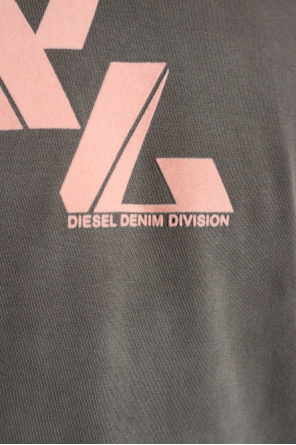 Diesel ‘T-WASY-LS‘ T-shirt with logo
