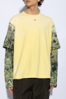 Diesel YELLOW Long sleeve T-shirt 'T-WESHER-N5'