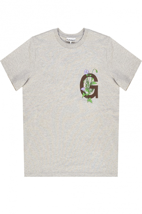 Ganni Logo T-shirt | Women's Clothing | Vitkac