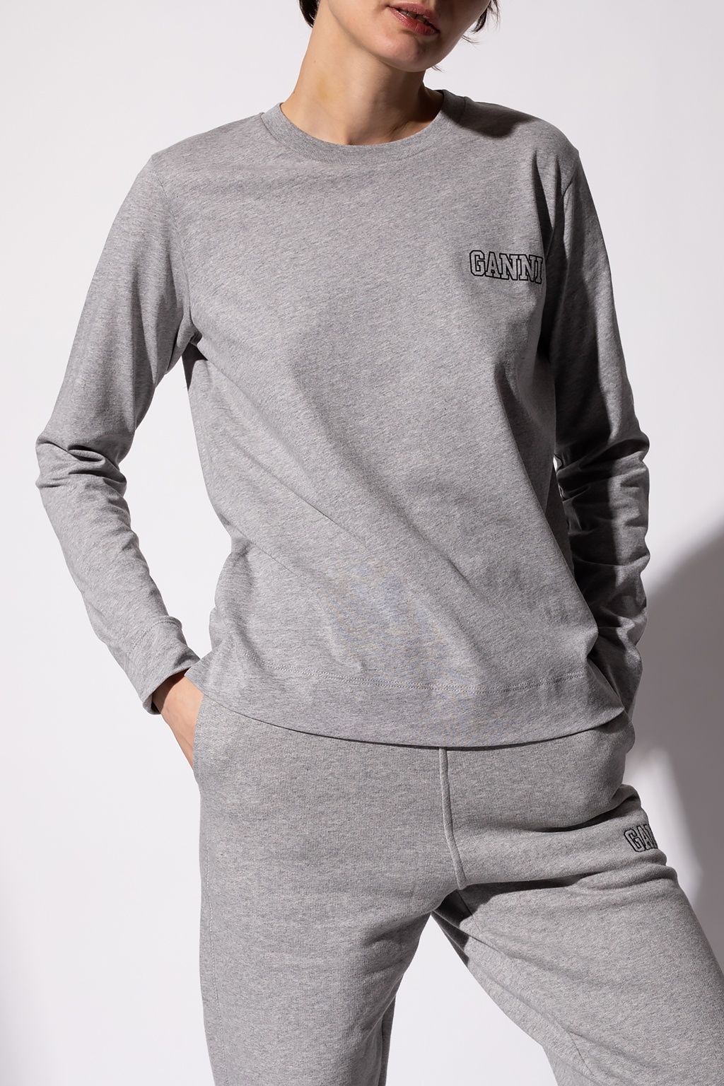 Ganni Long-sleeved T-shirt