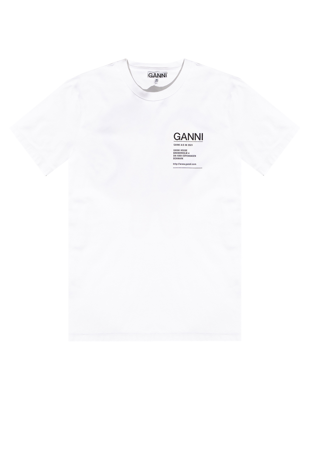 Ganni camouflage short sleeve t shirt