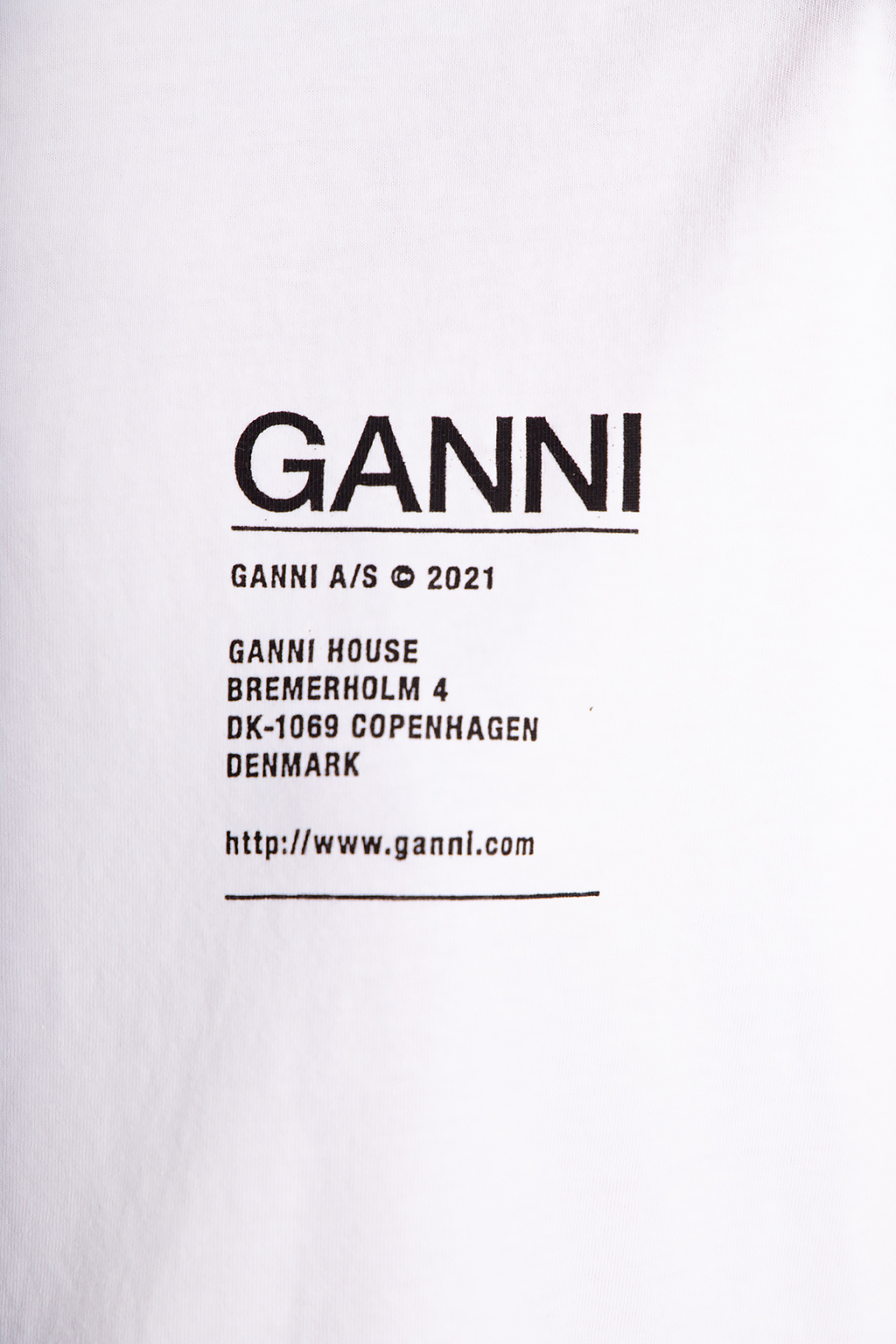 Ganni camouflage short sleeve t shirt