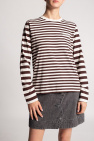 Ganni BROWN Long sleeve T-shirt
