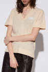 Ganni T-shirt with lurex threads