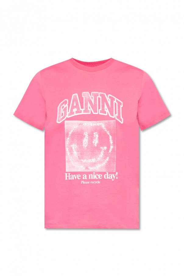 Ganni T-shirt Aus Baumwolljersey minecraft