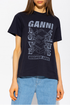 Ganni Printed T-shirt