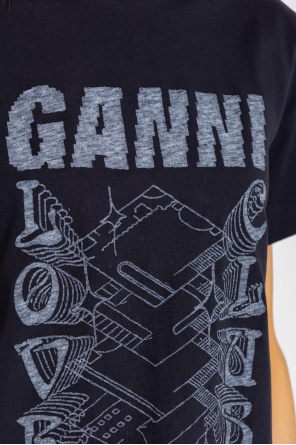 Ganni Printed T-shirt