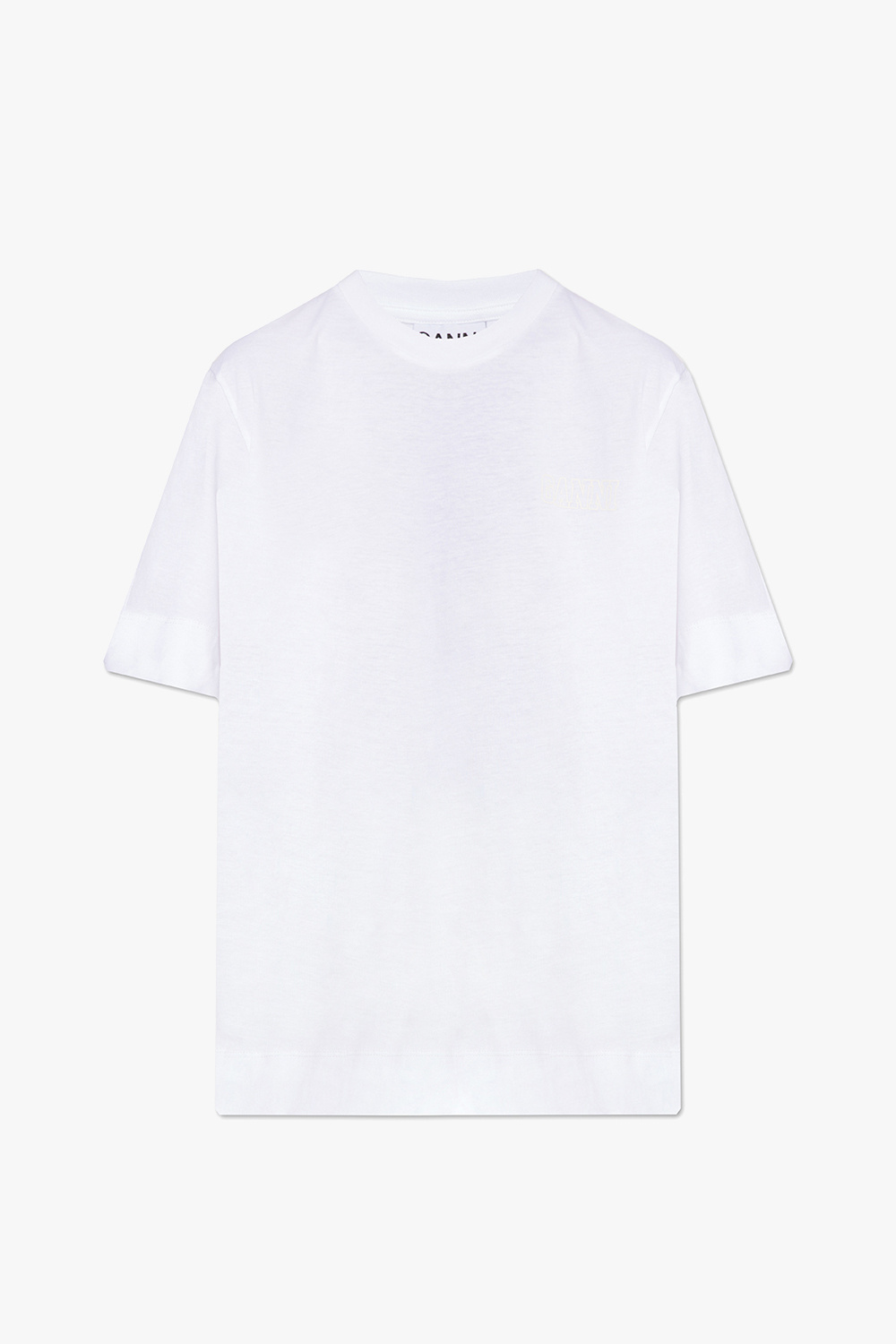 Ganni Marni striped cotton long-sleeved T-shirt