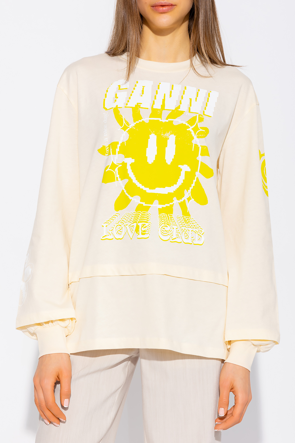 Ganni Long-sleeved T-shirt